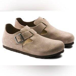 Birkenstock London Taupe Size 43 Reg / US 10. Brand New